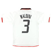 2003-04 AC Milan adidas CL Away Shirt Maldini #3 M L