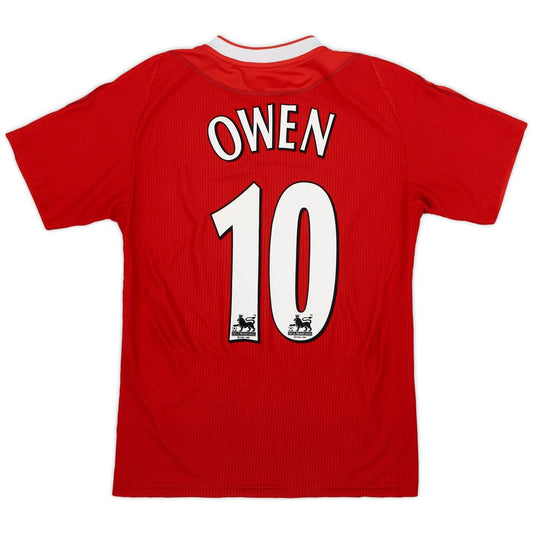 Liverpool 2002-04 Home Shirt Owen #10 S