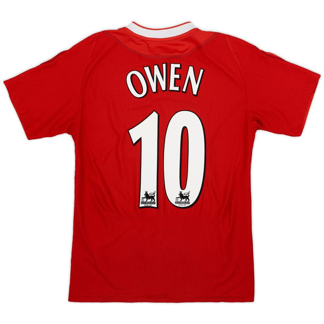 Liverpool 2002-04 Home Shirt Owen #10 S