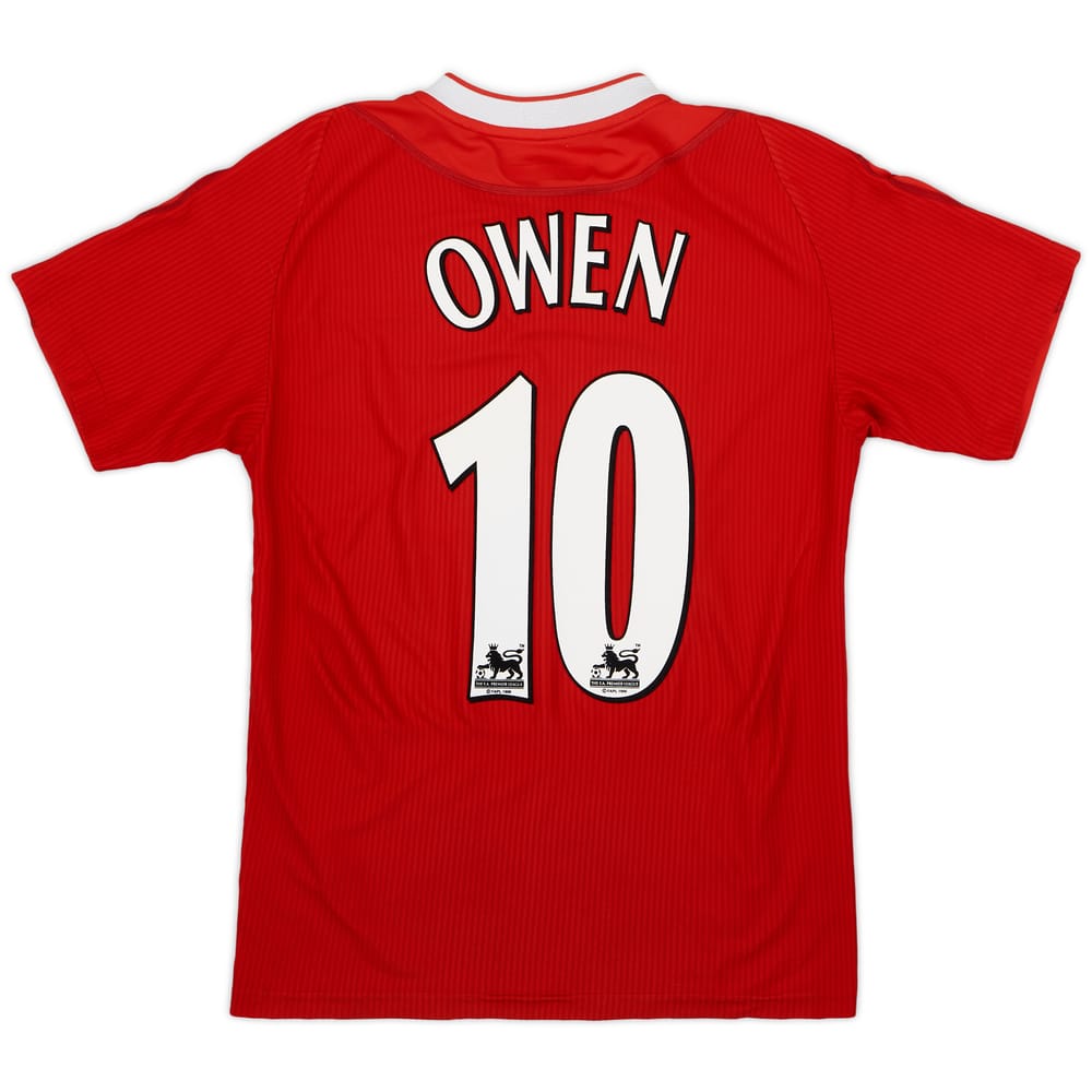 Liverpool 2002-04 Home Shirt Owen #10 XL