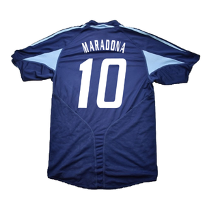 2004-05 Argentina Away Shirt (L) (Excellent) (MARADONA 10)_1