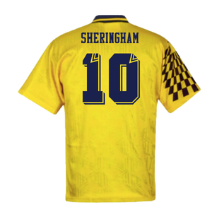 Tottenham 1991-94 Away Shirt (L) (Excellent) (SHERINGHAM 10)_1