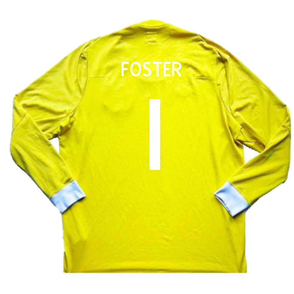 2010-2011 England Goalkeeper LS Shirt (Black) (Excellent) (Foster 1)_1