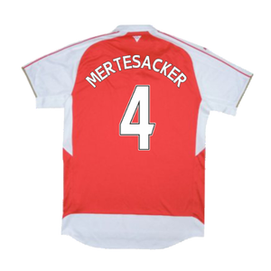 2015-2016 Arsenal Home Shirt (Excellent) (Mertesacker 4)_1