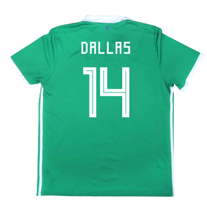 2017-2018 Northern Ireland Home Shirt ((Very Good) L) (Dallas 14)_2