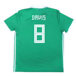 2017-2018 Northern Ireland Home Shirt ((Very Good) L) (Davis 8)_2