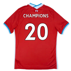 2020-2021 Liverpool Home Shirt (M) (Fair) (CHAMPIONS 20)_1