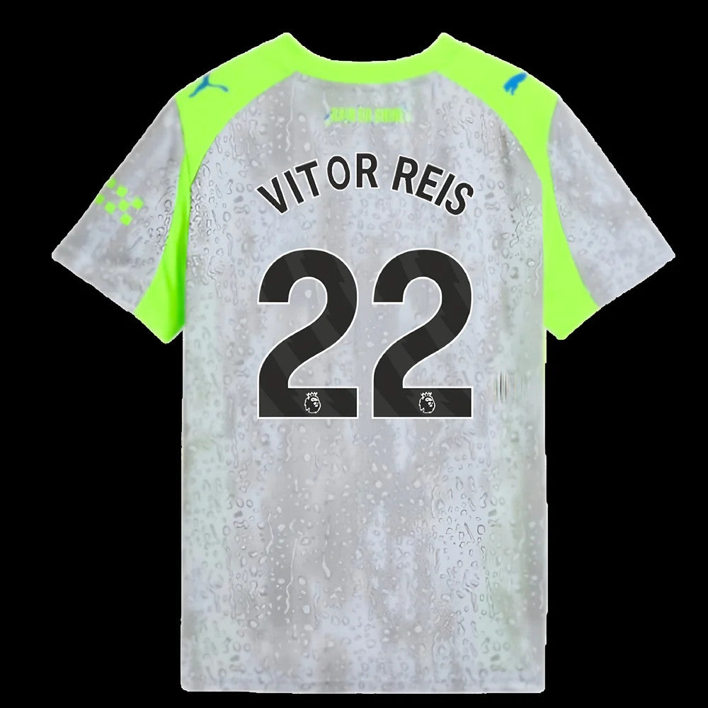 2025-2026 Man City Third Shirt (Kids) (Vitor Reis 22)_0