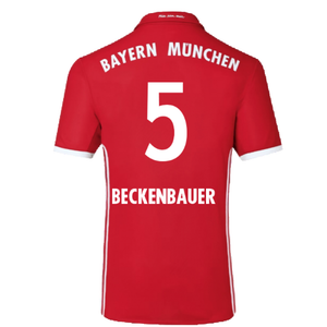 Bayern Munich 2016-17 Home Shirt ((Excellent) L) (Beckenbauer 5)_2