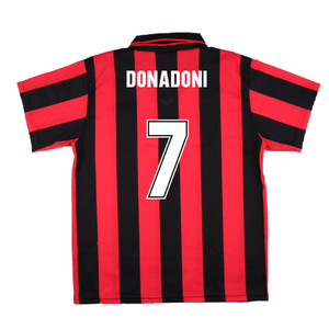 AC Milan 1994-95 Home Shirt (S) (Donadoni 7) (Excellent)_1