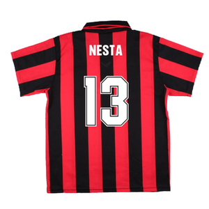 AC Milan 1994-95 Home Shirt (S) (NESTA 13) (Excellent)_1