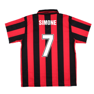 AC Milan 1994-95 Home Shirt (S) (Simone 7) (Excellent)_1