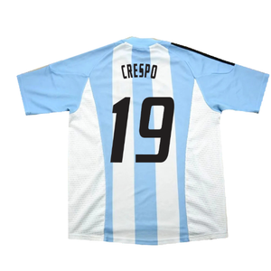 Argentina 2002-04 Home Shirt (L) (Excellent) (Crespo 19)_1