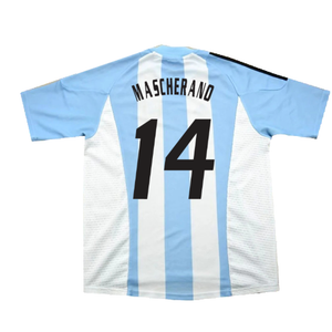 Argentina 2002-04 Home Shirt (L) (Excellent) (MASCHERANO 14)_1