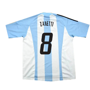 Argentina 2002-04 Home Shirt (L) (Excellent) (Zanetti 8)_1