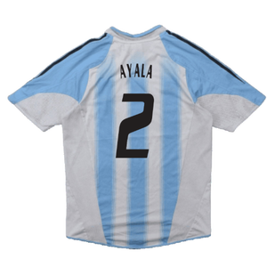 Argentina 2004-06 Home Shirt (S) (Good) (Ayala 2)_1