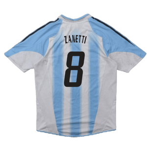 Argentina 2004-06 Home Shirt (S) (Good) (Zanetti 8)_1