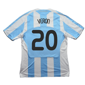 Argentina 2008-09 Home Shirt (S) (Very Good) (Veron 20)_1