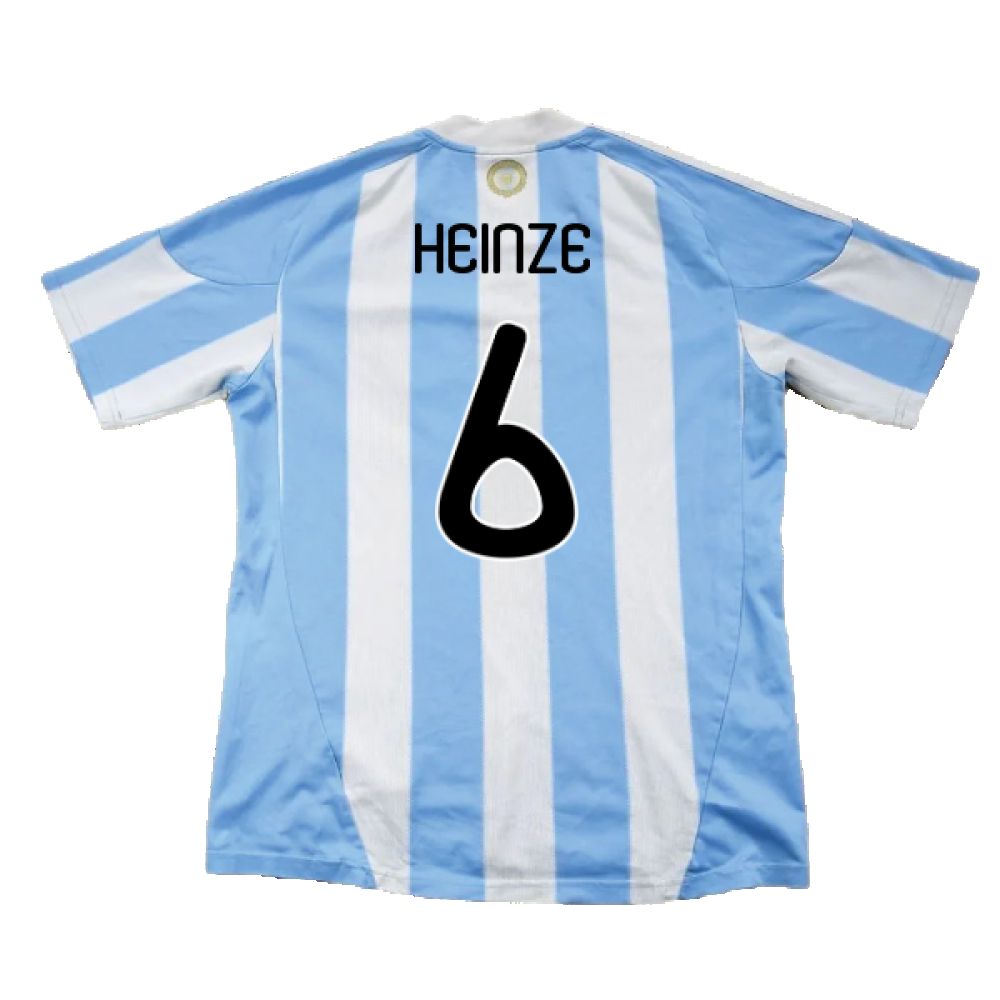 Argentina 2010-11 Home (L) (Excellent) (Heinze 6)_1