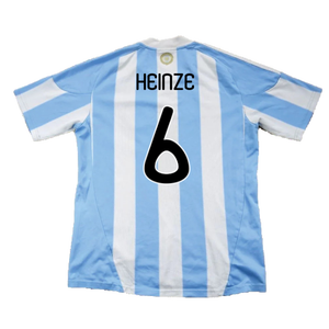 Argentina 2010-11 Home (L) (Excellent) (Heinze 6)_1