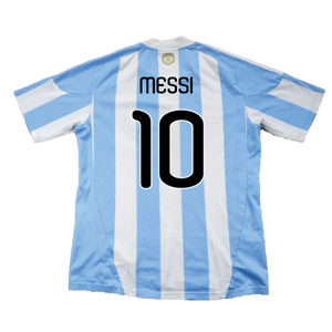 Argentina 2010-11 Home Shirt (Excellent) (Messi 10)_1