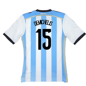 Argentina 2014-15 Home Shirt (L) (Mint) (Demichelis 15)_1