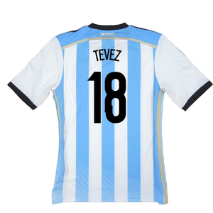 Argentina 2014-15 Home (L) (Excellent) (Tevez 18)_1