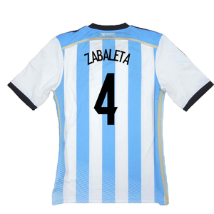 Argentina 2014-15 Home Shirt (L) (Mint) (Zabaleta 4)_1