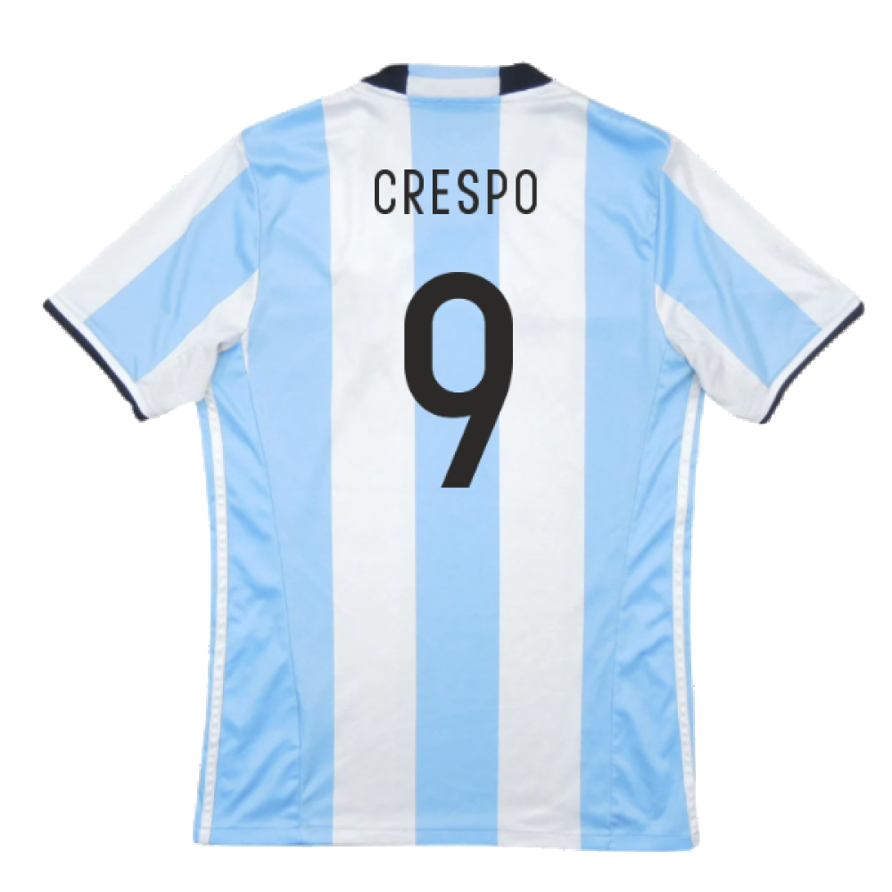Argentina 2016-17 Home Shirt (Excellent) (CRESPO 9)_1
