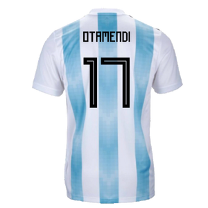 Argentina 2018-19 Home Shirt (LB) (Otamendi 17) (BNWT)_1