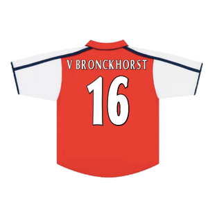 Arsenal 2000-02 Home Shirt (XL Boys) (Good) (V Bronckhorst 16)_1