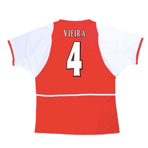 Arsenal 2002-04 Home Shirt (XXL) (Very Good) (Vieira 4)_1