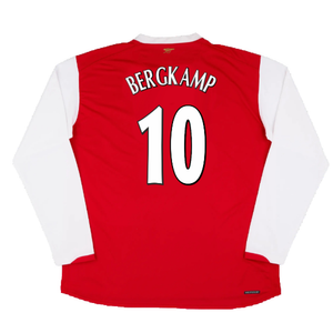 Arsenal 2006-07 Long Sleeve Home Shirt (XXL) (Excellent) (Bergkamp 10)_1