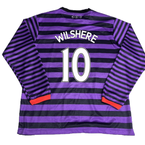 Arsenal 2012-13 Away Long Sleeve Shirt (M) (Good) (Wilshere 10)_1