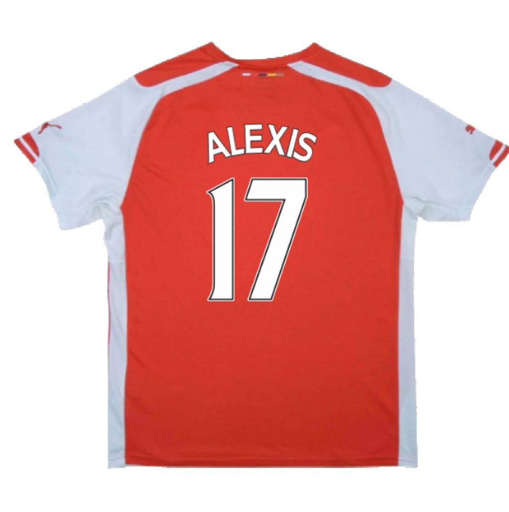 Arsenal 2014-15 Home Shirt (L) (Alexis 17) (Very Good)_1