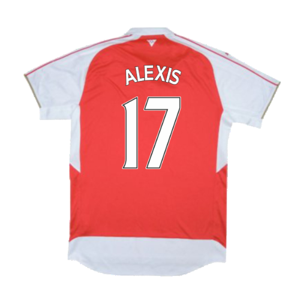 Arsenal 2015-16 Home Shirt (M) (Alexis 17) (Very Good)_1