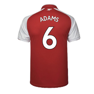 Arsenal 2017-18 Home Shirt (Very Good) (Adams 6)_1