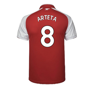 Arsenal 2017-18 Home Shirt (S) (Mint) (Arteta 8)_1