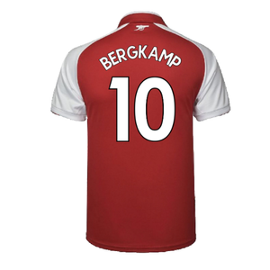 Arsenal 2017-18 Home Shirt (Excellent) (Bergkamp 10)_1