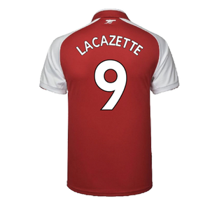 Arsenal 2017-18 Home Shirt (S) (Mint) (Lacazette 9)_1