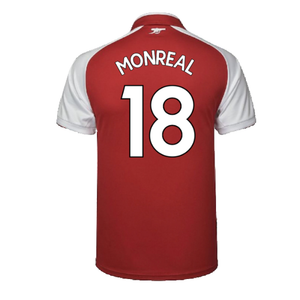 Arsenal 2017-18 Home Shirt (XL) (Very Good) (Monreal 18)_1