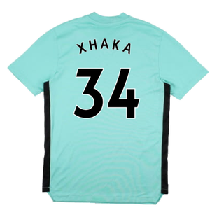 Arsenal 2021-2022 Adidas Training Shirt (XS) (XHAKA 34) (Excellent)_1