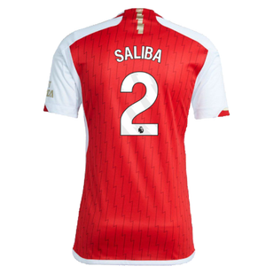 Arsenal 2023-24 Home Shirt (XXLB) (Saliba 2) (Excellent)_1