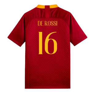 AS Roma 2018-19 Home Shirt (Mint) (De Rossi 16)_1