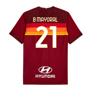 AS Roma 2020-21 Home Shirt (L) (B MAYORAL 21) (BNWT)_1