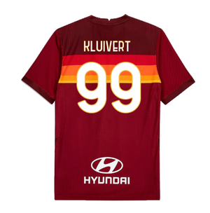 AS Roma 2020-21 Home Shirt (L) (KLUIVERT 99) (BNWT)_1