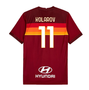 AS Roma 2020-21 Home Shirt (L) (KOLAROV 11) (BNWT)_1