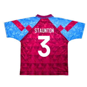 Aston Villa 1990-92 Home Shirt (Good) (Staunton 3)_1