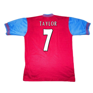 Aston Villa 1997-1998 Home Shirt (Excellent) (Taylor 7)_1