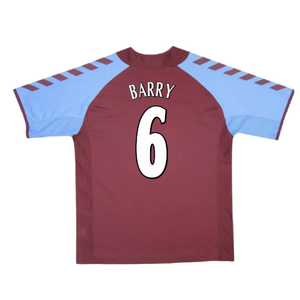 Aston Villa 2004-05 Home Football Shirt (Excellent) (Barry 6)_1